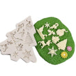 Christmas Mold - Christmas Tree Snowflake Reindeer Bells Santa Sledge Silicone Mould - Fondant Cake Chocolate Resin Clay Sugarcraft Decor
