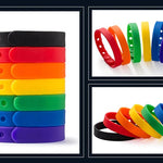 Custom Wristbands - Adjustable Personalized Text Rubber Silicone Bracelet Events, Motivation, Gifts, Support, Fundraisers, Awareness