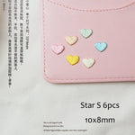 Embroidery Patch -  Star Heart Daisy Moon Wings Flower Applique - Embroidered Iron on Patches - For Clothing Jackets Hats Bags Scrapbook