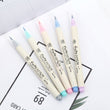 Highlighter Marker Pen Set - Rainbow Color Highlighter Study Supplies - Light Color School Office Stationary - Student Art - Scrapbook