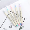 Highlighter Marker Pen Set - Rainbow Color Highlighter Study Supplies - Light Color School Office Stationary - Student Art - Scrapbook