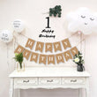 Happy Birthday Kraft Bunting, Party Decorations, Happy Birthday Garland, Birthday Decorations Banner, Birthday Party Supplies Bunting Eco