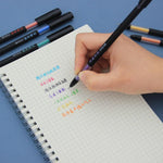 12 Pcs Colorful Art Craft Gel Pens, Rainbow Fine Tip Gel Pens Set, Drawing Pens, Lettering Pen Calligraphy Multicolor Pens, School Supplies