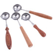 Wax Melting Spoon for Wax Seal Stamp - Wooden Handle Wax Spoon - Wax Seal Spoon - Wax Spoon - Spoon with Spout - Large Wax Melter Supplies