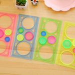 Circle Stencil Set - Drafting Painting Art Supplies - Drawing Template - Geometric Ruler Quilling Painting - Bullet Journal Round Planner