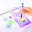 Circle Stencil Set - Drafting Painting Art Supplies - Drawing Template - Geometric Ruler Quilling Painting - Bullet Journal Round Planner