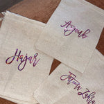 Personalized Drawstring Pouch - Custom Jewelry Pouch - Drawstring Bag - Jewelry Bag With Logo - Jewellery Flannel Pouch Packaging Bulk