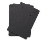 100 Pcs Earing Card - Necklace Cards - Jewelry Display Packaging - Jewellery Custom Tags - Kraft Earring Holder Display Card