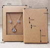 Kraft Jewelry Boxes, Paper Boxes Earring Card Necklace Card, Small Packaging Boxes For Earring Necklace Ring, Bulk Wholesale Gift Box