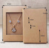 Kraft Jewelry Boxes, Paper Boxes Earring Card Necklace Card, Small Packaging Boxes For Earring Necklace Ring, Bulk Wholesale Gift Box