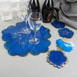 Flower Coaster Mold, Resin Casting Molds, Silicone Epoxy Tray Mold, Agate Making Mould Tool, Home DIY Accessory, Transparent Fluid