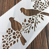 Bird Stencil - Tree Stencil - Nature Stencil - Craft Stencils - Wall Stencil - Paint Stencils - Painting Stencils - Airbrush Stencils