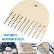 Wooden Weaving Comb , Tapestry Weaving, Weaving Tools, Weaving Accessory for DIY Craft, Wall Art Weaving Weaving Frames, Loom Beater, Weft