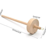 Drop Spindle - Spinning Tool- Beginner Spinning - Yarn Spinning Kit - Maple Drop Spindle