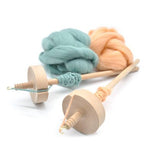 Drop Spindle - Spinning Tool- Beginner Spinning - Yarn Spinning Kit - Maple Drop Spindle