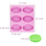 Honeycomb Soap Mold -Bee Mold - Diy Handmade Essential Oil Soap Cake -  Silicone Resin Clay Chocolate Candy Cupcake Mould Decorating