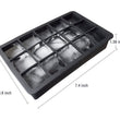 Ice Cube Mold with 15 Cubes - Silicone Soap Making Chocolate Candy Mold Tray