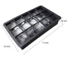 Ice Cube Mold with 15 Cubes - Silicone Soap Making Chocolate Candy Mold Tray