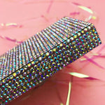 Individuelle Wimpernbox - Personalisierte Logo-Wimpernverpackung Diamant - Leere Boxen für falsche Wimpern - Großhandel Wimpernboxen in Fuchsia