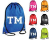 Custom Drawstring Backpack, Personalised Drawstring Gym Bag, PE Kids School, Adults Sport Bag, Swim bag with Name Logo Rucksack Sports Bag