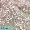 Daisy Flower Tulle Lace Fabric Soft Floral Daisy Embroidered Fabric Dress Bridal Veil Floral Fabric -  Dance Costume Prom Wedding Dress