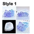 Small Crystal Coral Silicone Mold - Crystal Cluster Diamond Crystal Column Mold - Ice and Snow Mountain Fondant Mold Cake Mousse Decoration