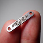 Custom Clothing Metal Tag, Personalized Laser Engraved Tag with Logo, Bag Metal Label , Custom Clothing Labels, Sewing Metal Nameplates