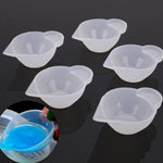 ชุดถ้วยตวงซิลิโคน 12 ชิ้น - ถ้วยผสมมีสเกล 2 ใบ ขนาด 100 มล. - ถ้วยมีปากเทขนาดเล็ก 5 ใบ - ถ้วยขนาดมินิ 5 ใบ - ยืดหยุ่น ใส ปลอดสารพิษ