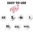 Clothing Size Stickers, Size Labels, Size Stickers, Small Stickers, Clothing Size Round Sticker Labels, T-Shirt XS S M L XL XXL 3XL