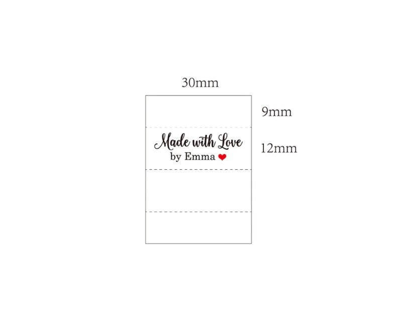 Custom Clothing Label - Personalized Satin Fabric Tags Labels Ribbon L –  LightningStore