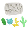 Cactus Mold, Succulent Plants Cake Decoration Mold, Fondant Mold, Silicone Chocolate Mold, Candy Mold, Resin Mold, Polymer Clay Mold