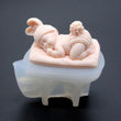 Sleeping Baby Mold - 3D Sweetie Baby Shower Silicone Mould - Fondant Cake Chocolate Resin Clay Soap Plaster Sugarcraft Decoration Baking