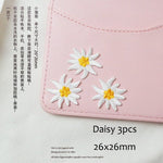 Embroidery Patch -  Star Heart Daisy Moon Wings Flower Applique - Embroidered Iron on Patches - For Clothing Jackets Hats Bags Scrapbook