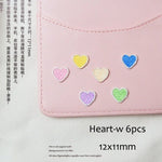 Embroidery Patch -  Star Heart Daisy Moon Wings Flower Applique - Embroidered Iron on Patches - For Clothing Jackets Hats Bags Scrapbook