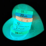 Custom Glow in the Dark Wristbands - Personalized Text Printing - Rubber Silicone Bracelet  Events, Cancer Support, Fundraisers, Awareness