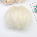 100 pcs Goose Feathers - Blue Feathers, Orange Feathers, Pink Feathers, White Feathers, Grey Feathers, Green Feathers. Craft Hat Making Art