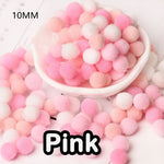 พู่ขนสัตว์สีรุ้งขายส่ง - พู่ผ้าสักหลาดขายส่ง - DIY พวงลูกบอลผ้าสักหลาดหลวม - ลูกบอลผ้าสักหลาดขนสัตว์ - เลือกสีและจำนวน