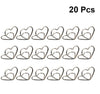 20 Pcs Wedding Place Card Holder - Metal Photo Clips -  Romantic Heart Shape - Desktop Decor Table Number Stand Name Clips - Message Clips