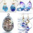 Egg Silicone Mold Epoxy Resin Mold - Jewelry Making Craft DIY - Soap Wax Mould