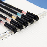 12 Pcs Colorful Art Craft Gel Pens, Rainbow Fine Tip Gel Pens Set, Drawing Pens, Lettering Pen Calligraphy Multicolor Pens, School Supplies