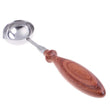 Wax Melting Spoon for Wax Seal Stamp - Wooden Handle Wax Spoon - Wax Seal Spoon - Wax Spoon - Spoon with Spout - Large Wax Melter Supplies