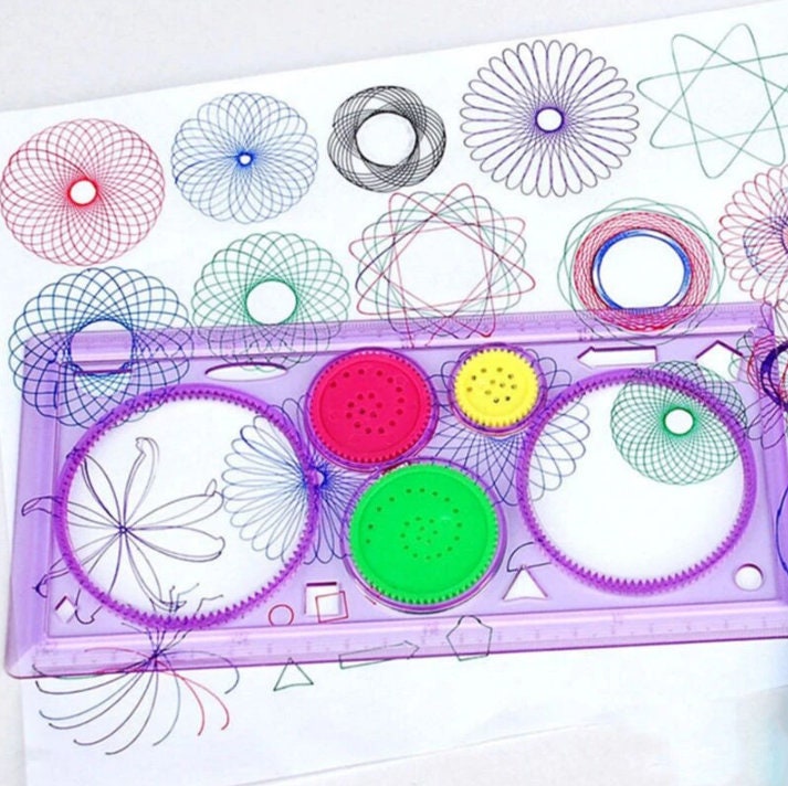 Circle Stencil Set - Drafting Painting Art Supplies - Drawing Template - Geometric Ruler Quilling Painting - Bullet Journal Round Planner