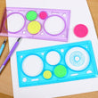 Circle Stencil Set - Drafting Painting Art Supplies - Drawing Template - Geometric Ruler Quilling Painting - Bullet Journal Round Planner