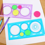 Circle Stencil Set - Drafting Painting Art Supplies - Drawing Template - Geometric Ruler Quilling Painting - Bullet Journal Round Planner