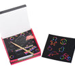 100 Pcs Kids Scratch Art Set - Rainbow Magic Scratch Paper - Pads Memo Pads -  Magic Drawing Painting Paper Notebook School Office Supplies