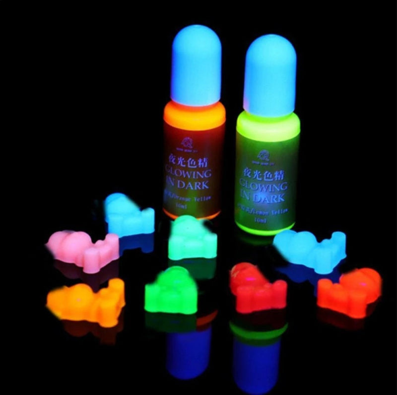 Glow In The Dark Resin Pigment Dye, Resin Coloring, Glow Uv Resin Color, Resin Colorant, Liquid Resin Pigment, Epoxy Resin Color Dyes
