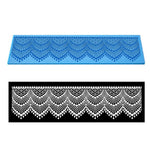 Cake Lace Mold Cake Craft Cake Decorating Tool Stencils Damask Border Cake Side Cupcake Stencil Sugarcraft Decoration Mould Baking Supply