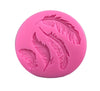 Feather and Feathers Pattern Silicone Mold - Fondant, Baking, Soap, Ice Tray, Chocolate Candy Silicone Making Mold Sugarcraft Decorating