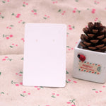 100 Pcs Earing Card - Necklace Cards - Jewelry Display Packaging - Jewellery Custom Tags - Kraft Earring Holder Display Card