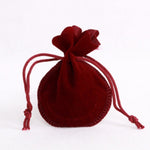 Jewelry Pouch - Velvet Drawstring Pouch - Drawstring Bag - Jewelry Bag With Logo - Jewellery Flannel Pouch Packaging Bulk - Gift Bag
